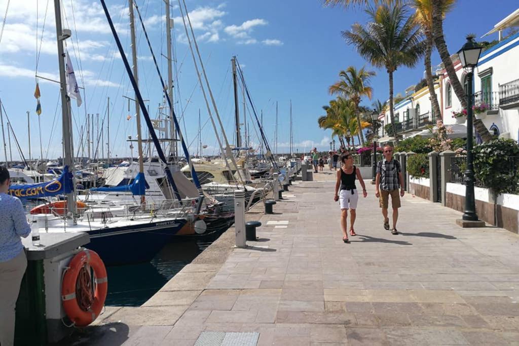 Charmante Wohnung Direkt Am Meer, Kostenloses Wlan Puerto De Mogan Exterior photo