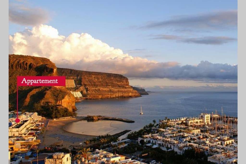 Charmante Wohnung Direkt Am Meer, Kostenloses Wlan Puerto De Mogan Exterior photo