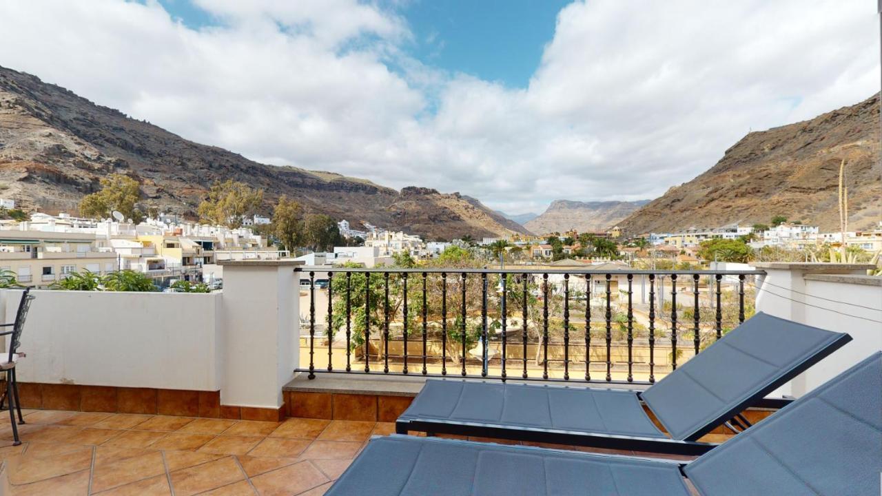 Charmante Wohnung Direkt Am Meer, Kostenloses Wlan Puerto De Mogan Exterior photo