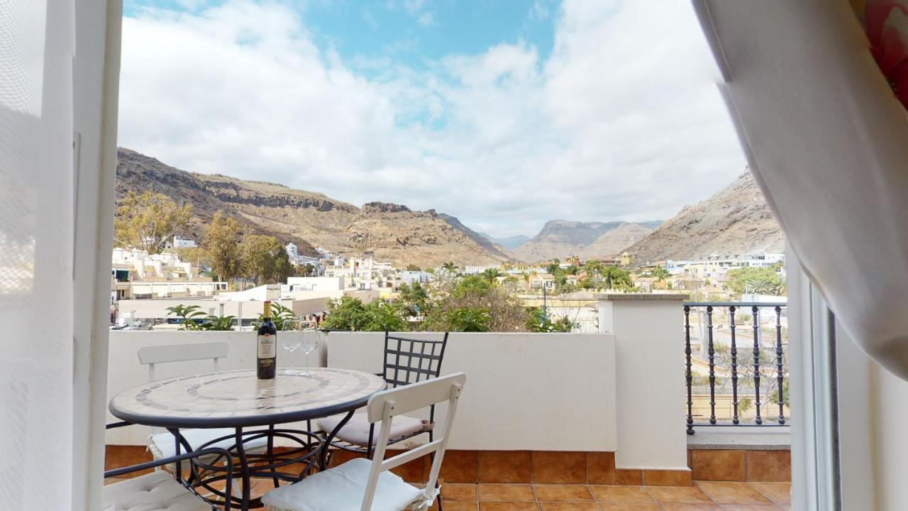 Charmante Wohnung Direkt Am Meer, Kostenloses Wlan Puerto De Mogan Exterior photo