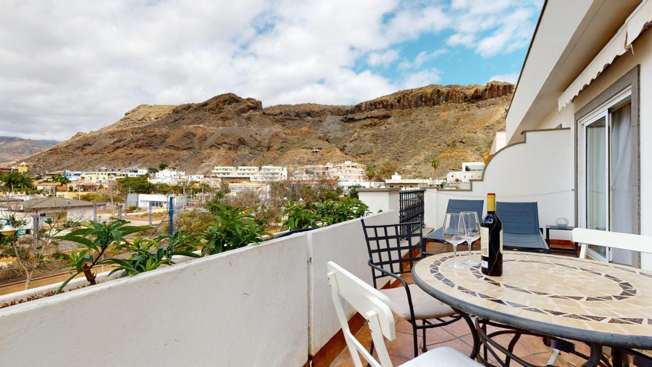 Charmante Wohnung Direkt Am Meer, Kostenloses Wlan Puerto De Mogan Exterior photo